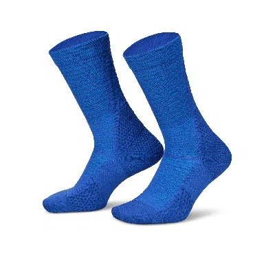 Nike Unisex Unicorn Dri-fit Adv Cushioned Crew Socks (1 Pair) In Blue