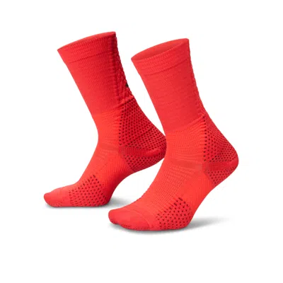 Nike Unisex Unicorn Dri-fit Adv Cushioned Crew Socks (1 Pair) In Red
