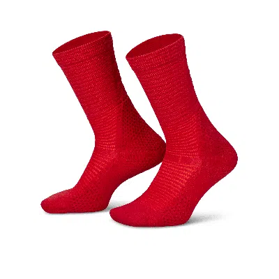 Nike Unisex Unicorn Dri-fit Adv Cushioned Crew Socks (1 Pair) In Red