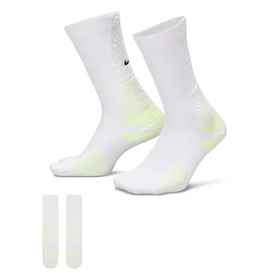 Nike Unisex Unicorn Dri-fit Adv Cushioned Crew Socks (1 Pair) In White