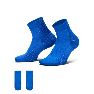 Nike Unisex Unicorn Dri-fit Adv Cushioned Ankle Socks (1 Pair) In Blue