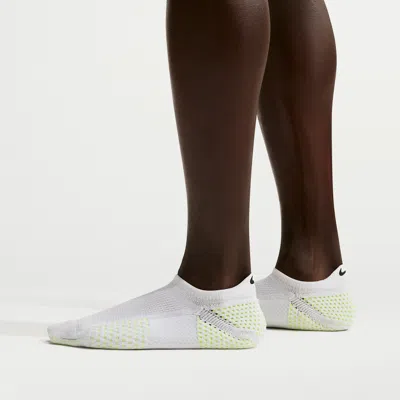 Nike Unisex Unicorn Dri-fit Adv Cushioned No-show Socks (1 Pair) In White