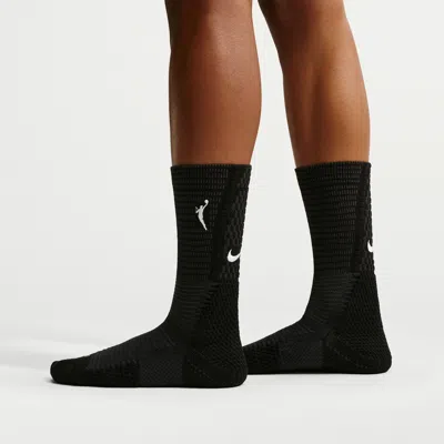 Nike Unisex Unicorn Dri-fit Adv Wnba Cushioned Crew Socks (1 Pair) In Black