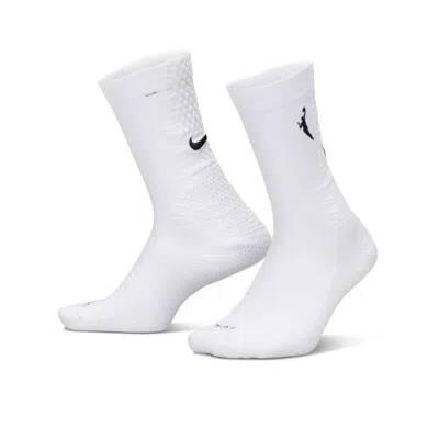 Nike Unisex Unicorn Dri-fit Adv Wnba Cushioned Crew Socks (1 Pair) In White