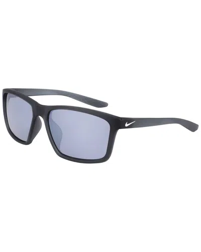 Nike Unisex Valiant Mi Cw4645 60mm Sunglasses In Blue