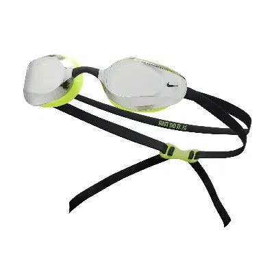 Nike Unisex Vapor Mirrored Swim Goggles In Black