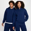 Nike Unisex Wool Classic Hoodie In Blue