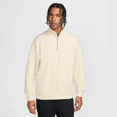 Nike Unisex Wool Classics 1/4-zip Top In White