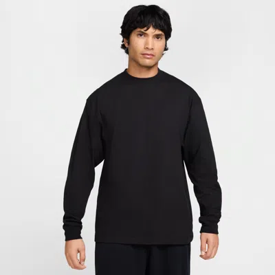 Nike Unisex Wool Classics Long-sleeve T-shirt In Black