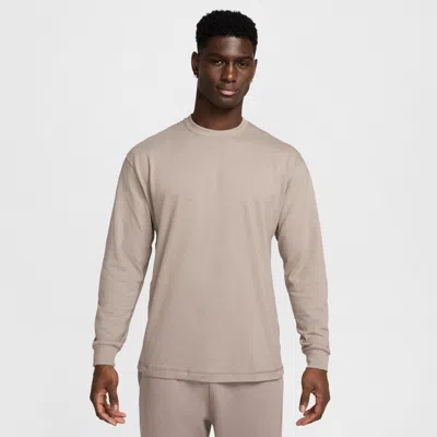 Nike Unisex Wool Classics Long-sleeve T-shirt In Grey