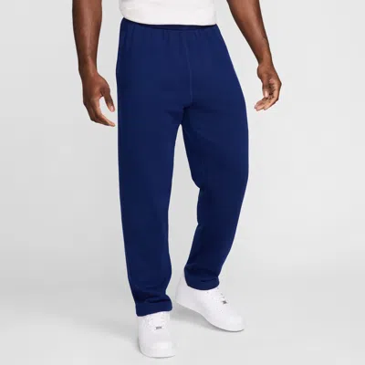 Nike Unisex Wool Classics Open-hem Fleece Pants In Blue