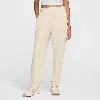 Nike Unisex Wool Classics Open-hem Fleece Pants In White