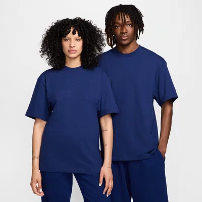 Nike Unisex Wool Classics Short-sleeve T-shirt In Blue