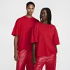 Nike Unisex X Jacquemus Short-sleeve T-shirt In Red