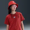 Nike Unisex X Legoâ® Collection Girls' Cropped T-shirt In Red