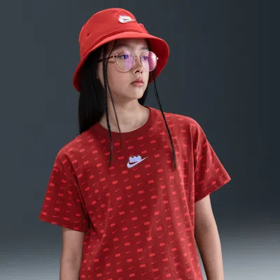 Nike Kids' Unisex X Legoâ® Collection Girls' Cropped T-shirt In Red