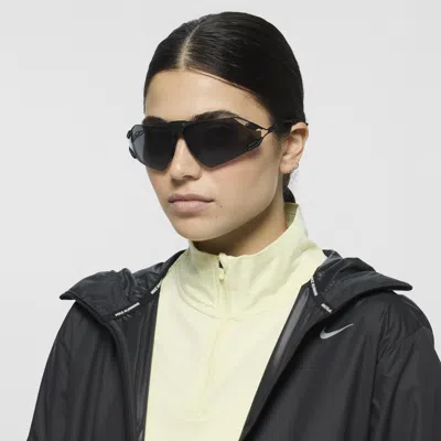 Nike Unisex Zeus Edge Polarized Sunglasses In Black