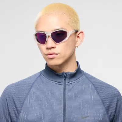 Nike Unisex Zeus Rise Road Tint Sunglasses In Blue