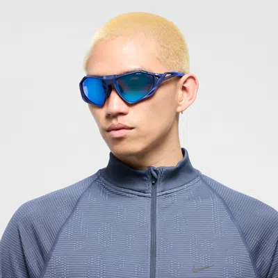 Nike Unisex Zeus Rise Sunglasses In Blue
