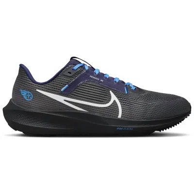 Nike Unisex Zoom Pegasus 40 Titans Running Shoes In Navy In Blue