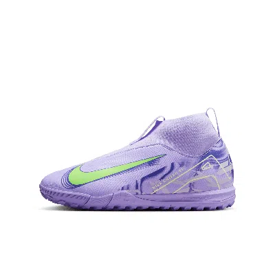 Nike Babies' United Jr. Mercurial Superfly 10 Academy Big Kids' Tf High-top Soccer Shoes In Purple