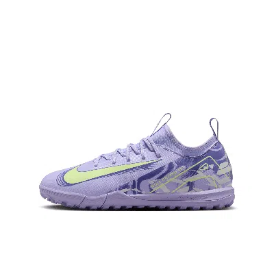 Nike Babies' United Jr. Mercurial Vapor 16 Academy Big Kids' Tf Low-top Soccer Shoes In Purple