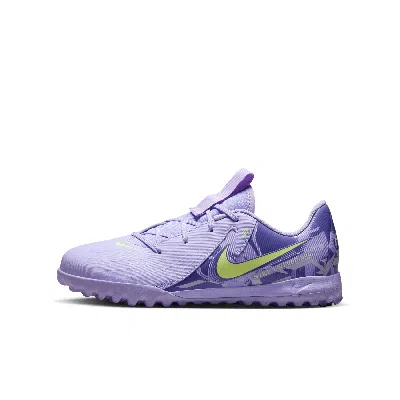 Nike Babies' United Jr. Phantom Gx 2 Academy Big Kids' Tf Low-top Soccer Shoes In Purple