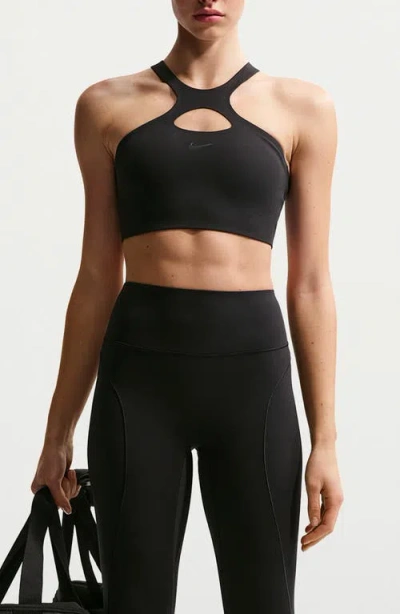 Nike Universa Dri-fit High Waist 7/8 Leggings In Black