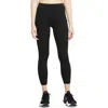 Nike Universa Medium Support High Waist 7/8 Leggings In Black/ Black