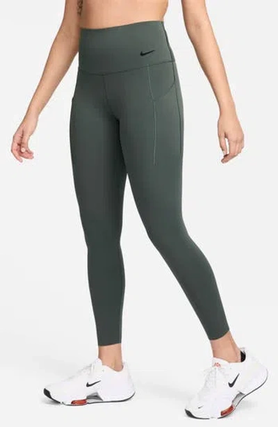 Nike Universa Medium Support High Waist 7/8 Leggings In Green