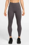 Nike Universa Medium-support High-waisted Pocket 7/8 Leggings In Gray