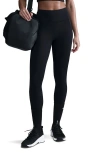 Nike Universa Medium-support High-waisted Pocket 7/8 Leggings In Black