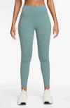 Nike Universa Medium-support High-waisted Pocket 7/8 Leggings In Blue