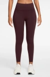 Nike Universa Medium-support High-waisted Pocket 7/8 Leggings In Green