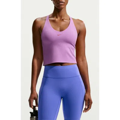 Nike Universa Medium Support Padded Sports Bra Tank In Pink