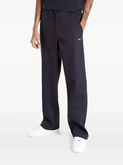 Nike Unlined Cotton Chino Trousers In Blue