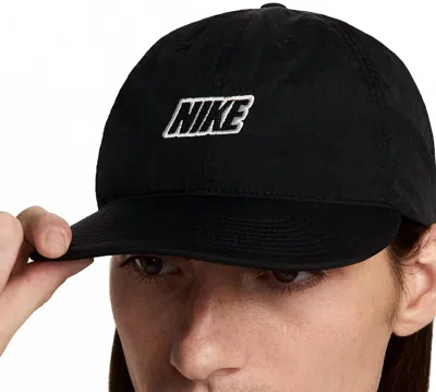 Nike Unstructured Bill Cap In Black