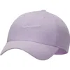 Nike Unstructured Club Swoosh Cap In Lilac Bloom/lilac Bloom