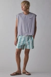 Nike Uo Exclusive Cropped Swim Shirt Top In College Grey, Men's At Urban Outfitters