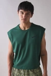 Nike Uo Exclusive Cropped Swim Shirt Top In Fir, Men's At Urban Outfitters
