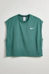 Nike Uo Exclusive Cropped Swim Shirt Top In Green, Men's At Urban Outfitters