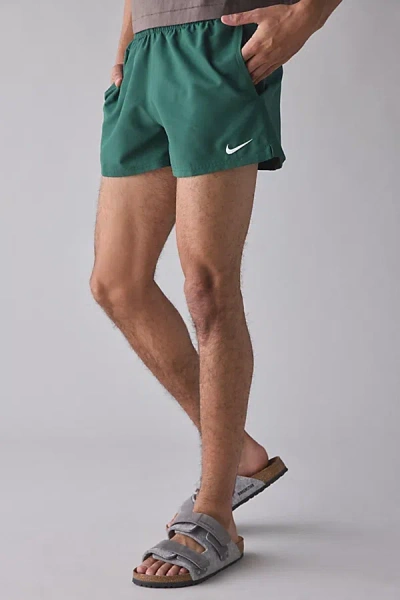 Nike Uo Exclusive Essential 3" Lap Short In Green, Men's At Urban Outfitters In Green