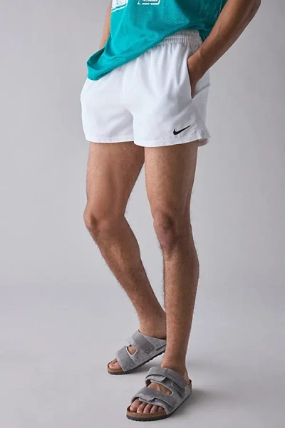 Nike Uo Exclusive Essential 3" Lap Short In White, Men's At Urban Outfitters
