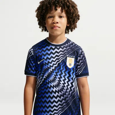 Nike Uruguay Big Kids'  Dri-fit Soccer Pre-match Short-sleeve Top In Multi
