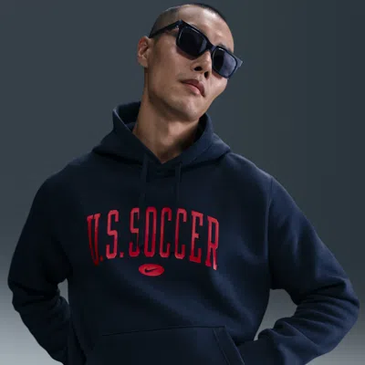 Nike Usa Club  Men's Soccer Pullover Hoodie In Black