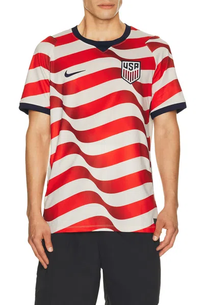 Nike Mens Usa Mnk Dri-fit Short Sleeve Home Jersey In Multi