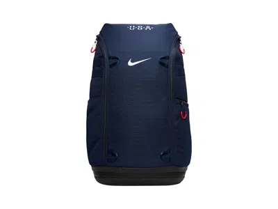 Pre-owned Nike Usa Elite Easyon 31l Backpack In Obsidian/black/white