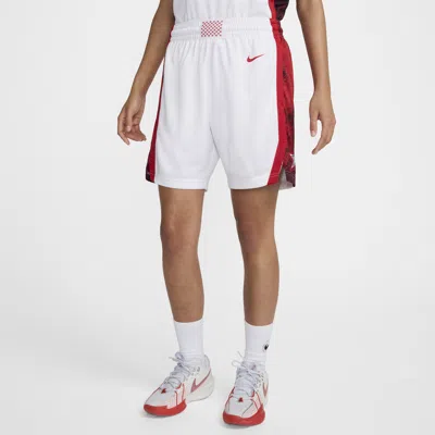 Nike Usa Limited Home  Women's Basketball Shorts In White