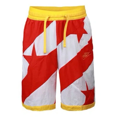 Nike Usa Red&white Stars Flag Sports Shorts Men 'red White Gold' In Multi