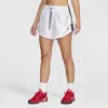 Nike Usa Village  Women's Basketball High-waisted Shorts In White